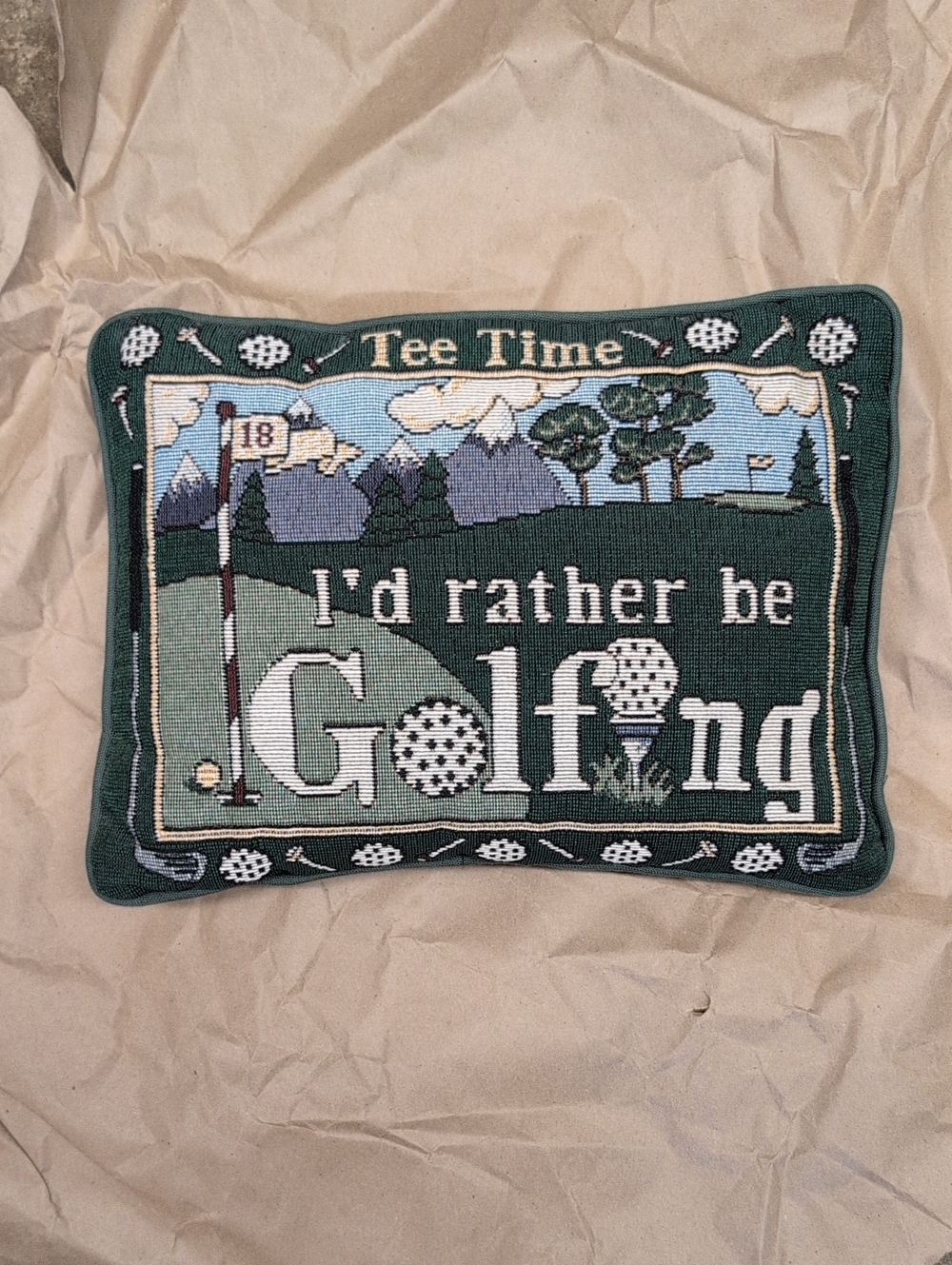 Golf Throw Pillow